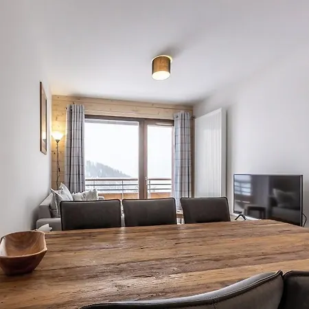 Moderne Avec Vue Mont-blanc, Proche Des Pistes, 6 Pers., Balcon, Garage, Wifi Inclus - Fr-1-351-93