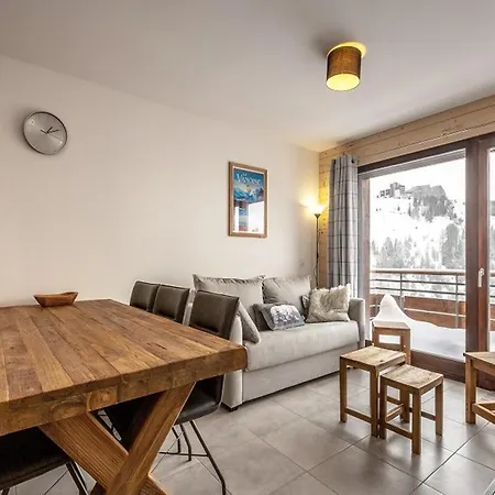 Moderne Avec Vue Mont-blanc, Proche Des Pistes, 6 Pers., Balcon, Garage, Wifi Inclus - Fr-1-351-93 La Plagne